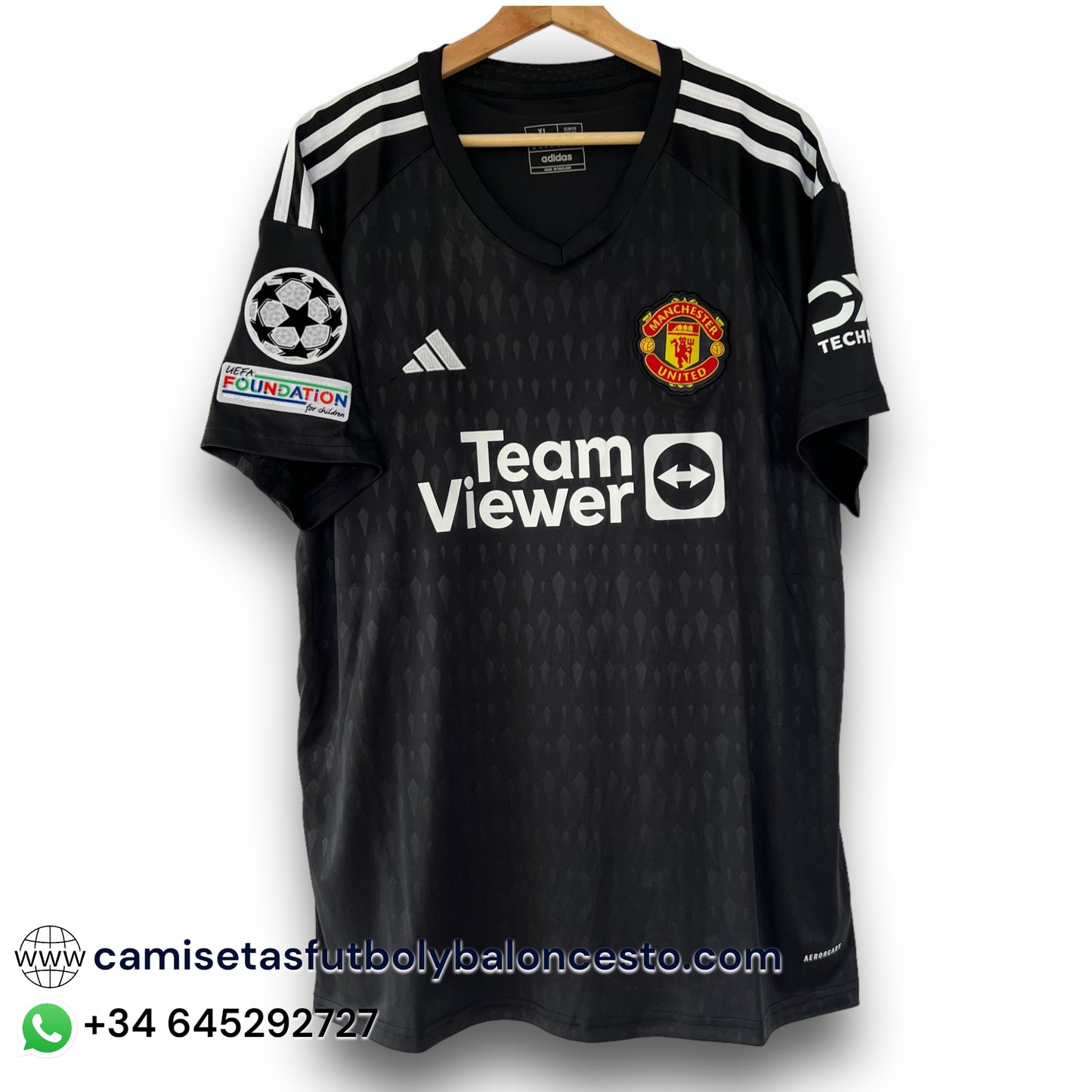 Camiseta Manchester United 2023-2024 Portero Visitante