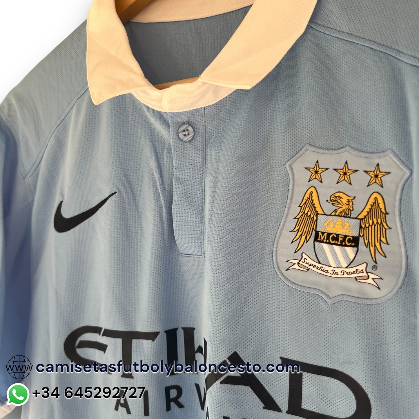 Camiseta Manchester City 2015-2016 Local