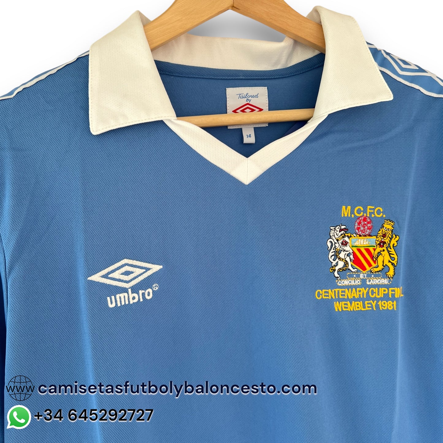 Camiseta Manchester City 1981-1982 Local