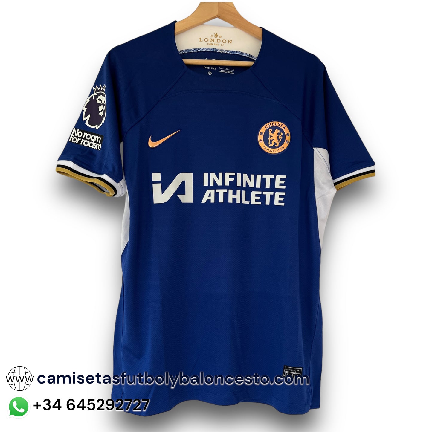 Camiseta Chelsea 20232024 Local con publicidad camisetasfutbolbaloncesto