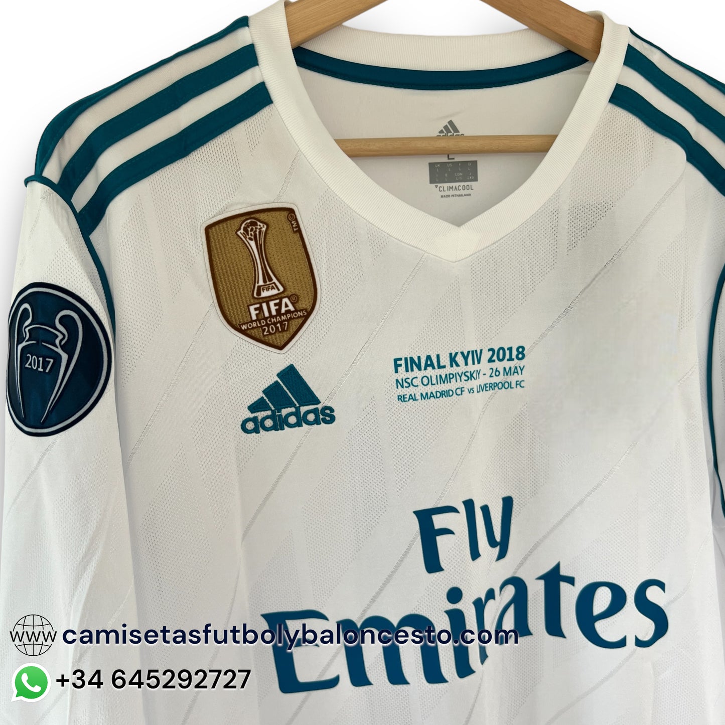 Camiseta R.Madrid 2018 Final UCL - Manga Larga