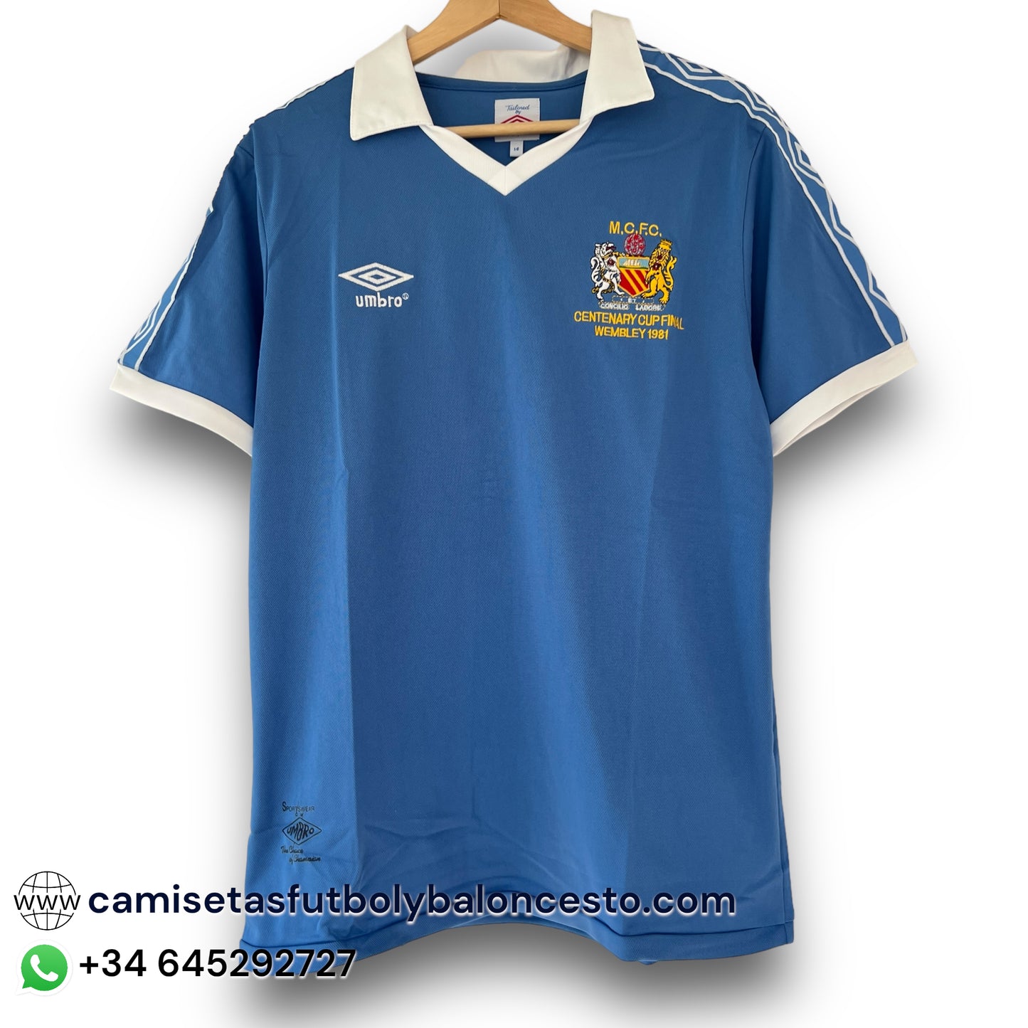 Camiseta Manchester City 1981-1982 Local