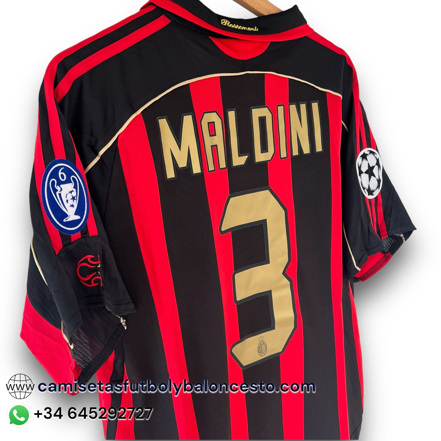 Camiseta AC Milan 2006-2007 Local