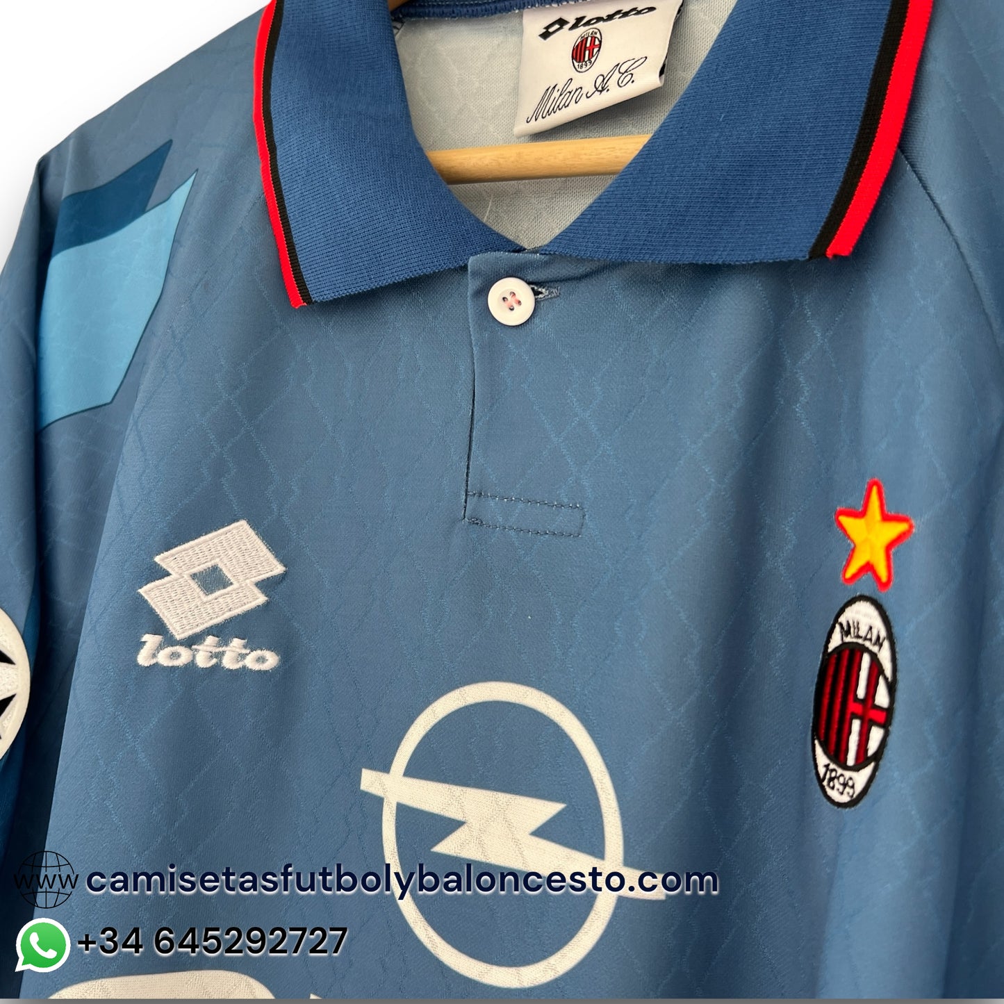 Camiseta AC Milan 1995-1996 Cuarta