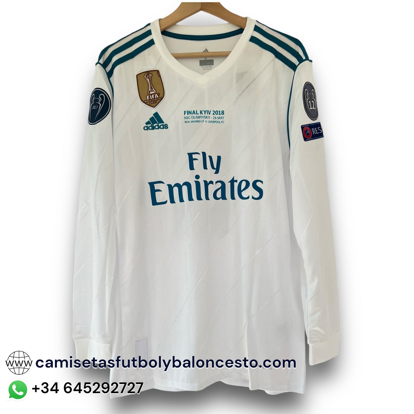 Camiseta R.Madrid 2018 Final UCL - Manga Larga