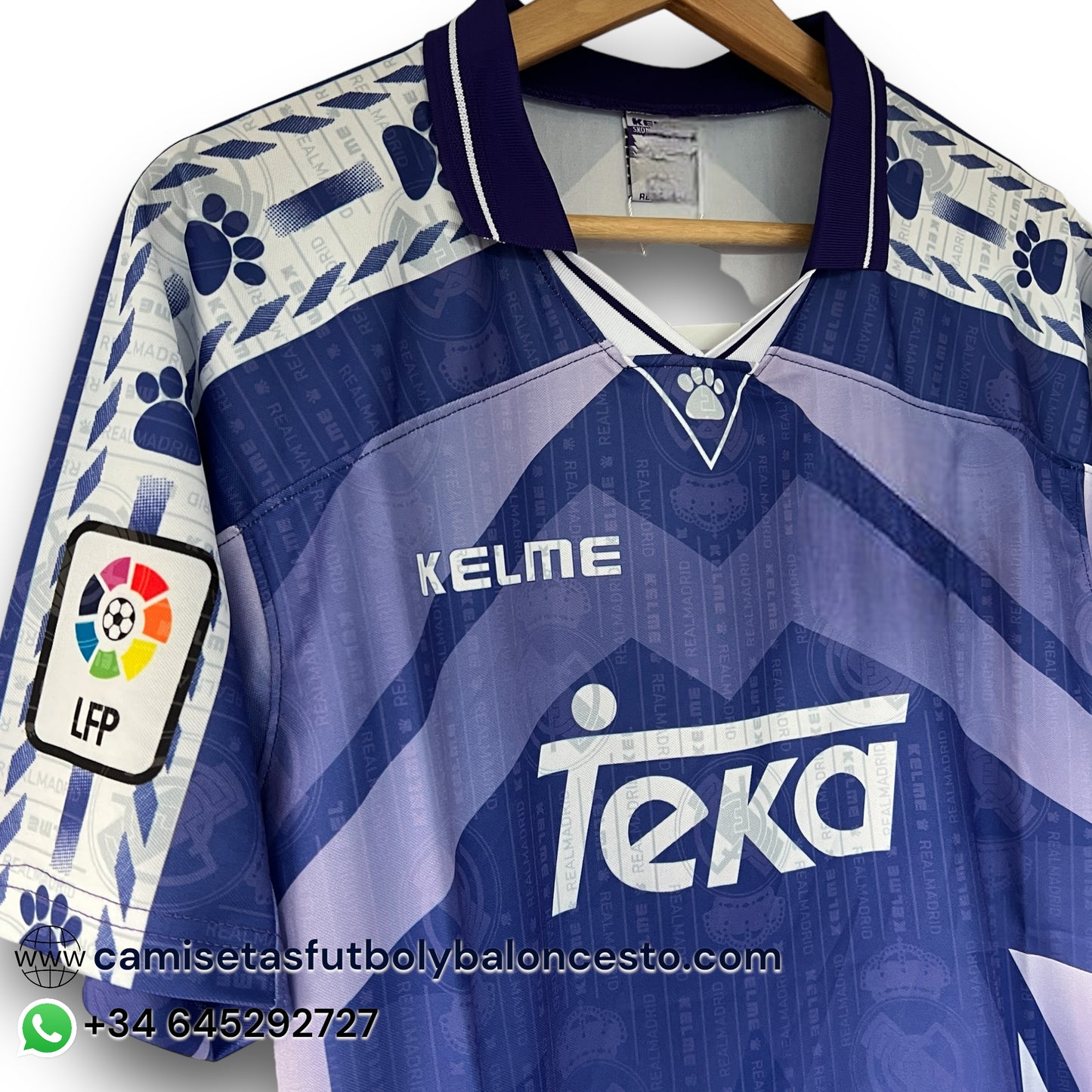 Camiseta Real Madrid 1996-1997 Visitante