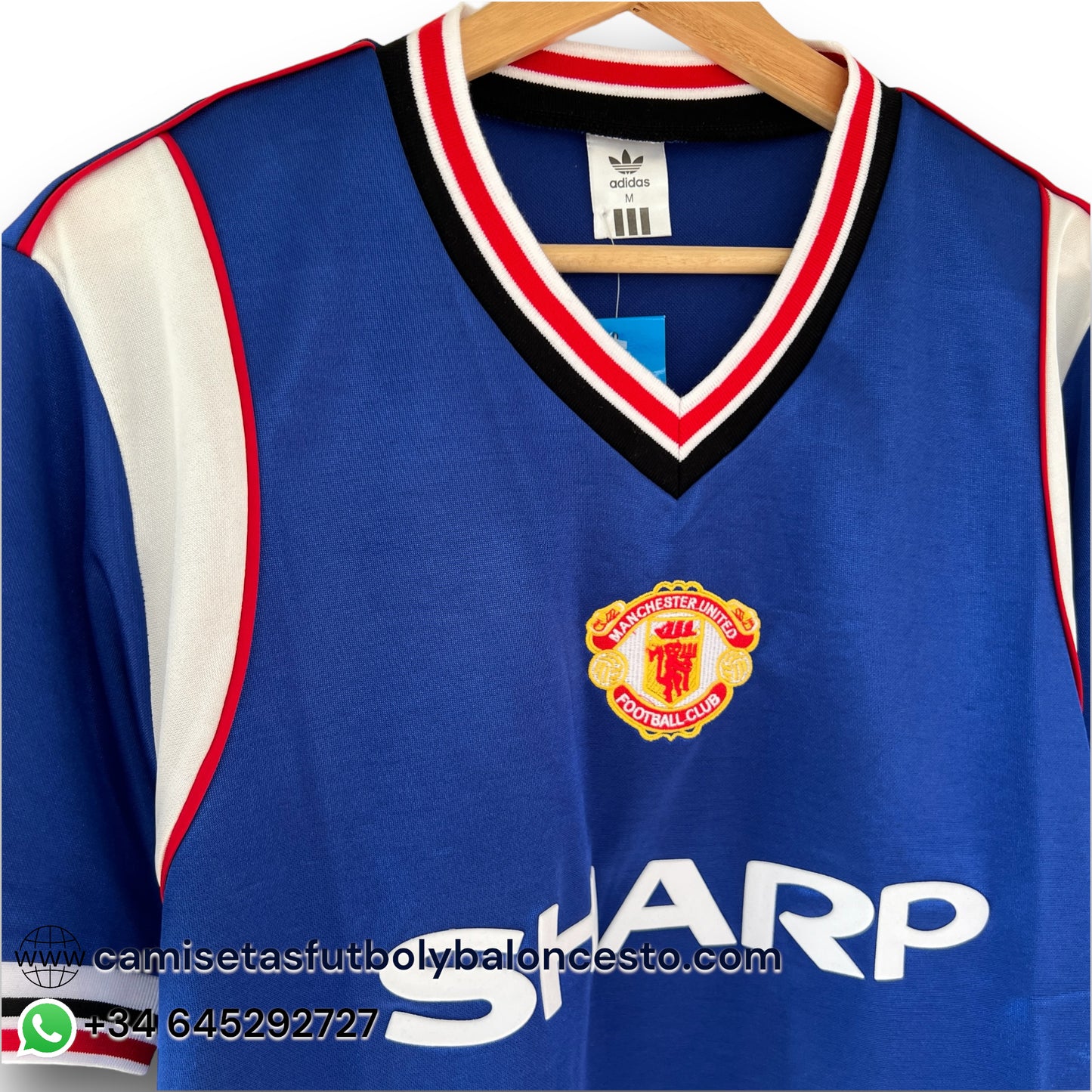 Camiseta Manchester United 1985-1986 Visitante