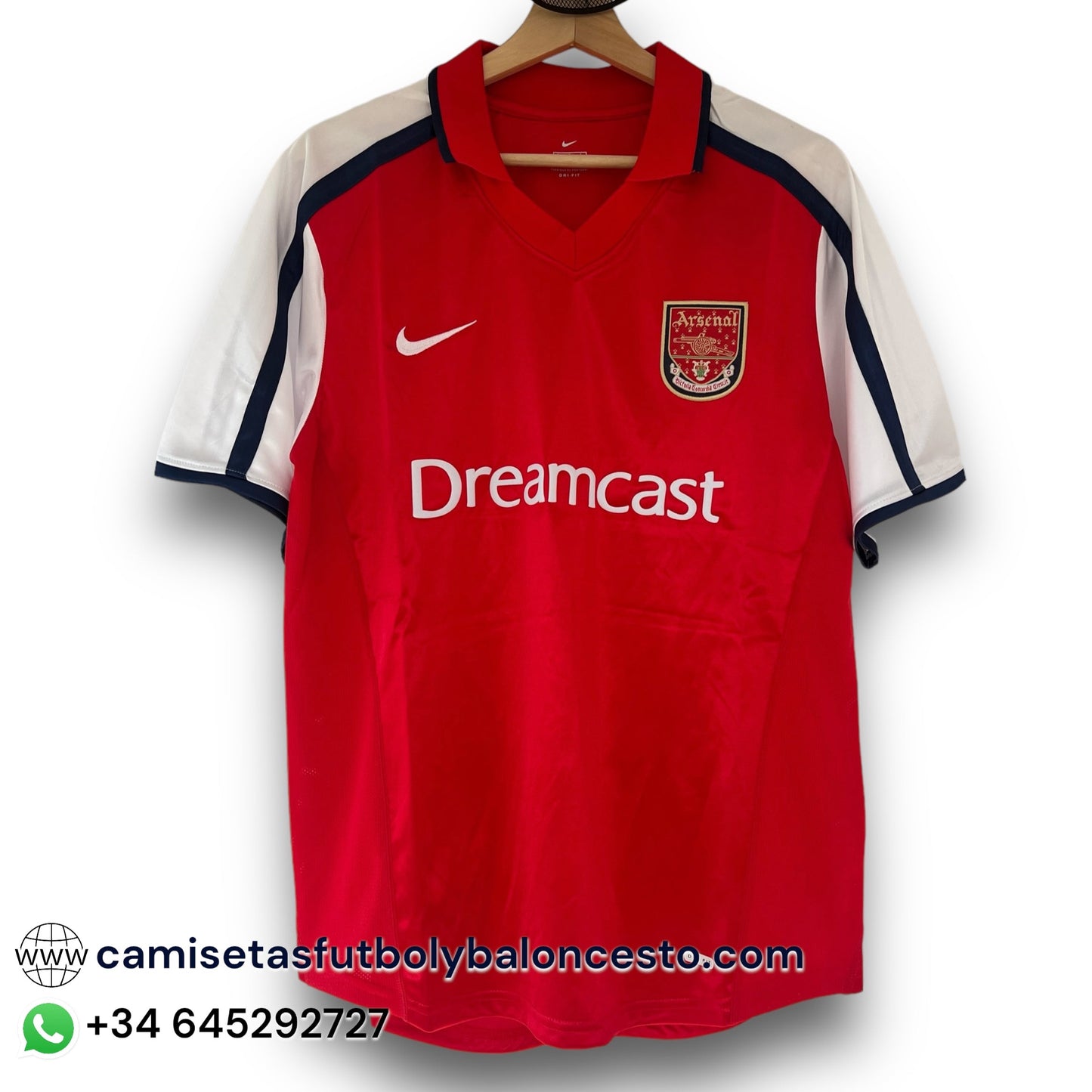 Camiseta Arsenal 2000-2001 Local