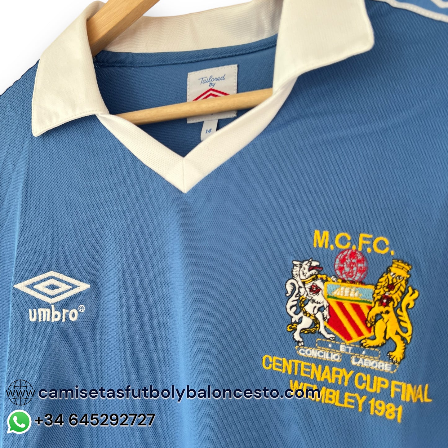 Camiseta Manchester City 1981-1982 Local