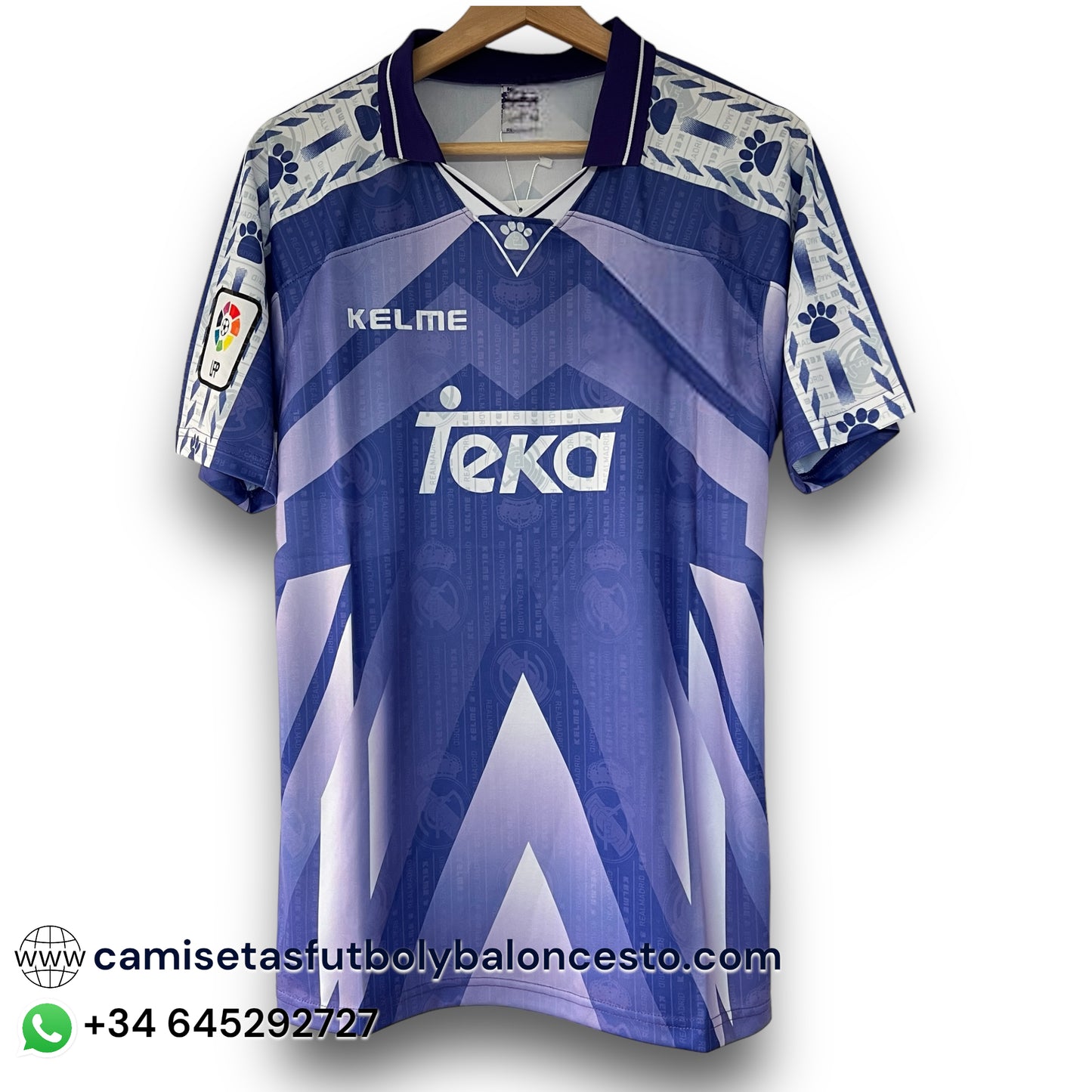 Camiseta Real Madrid 1996-1997 Visitante