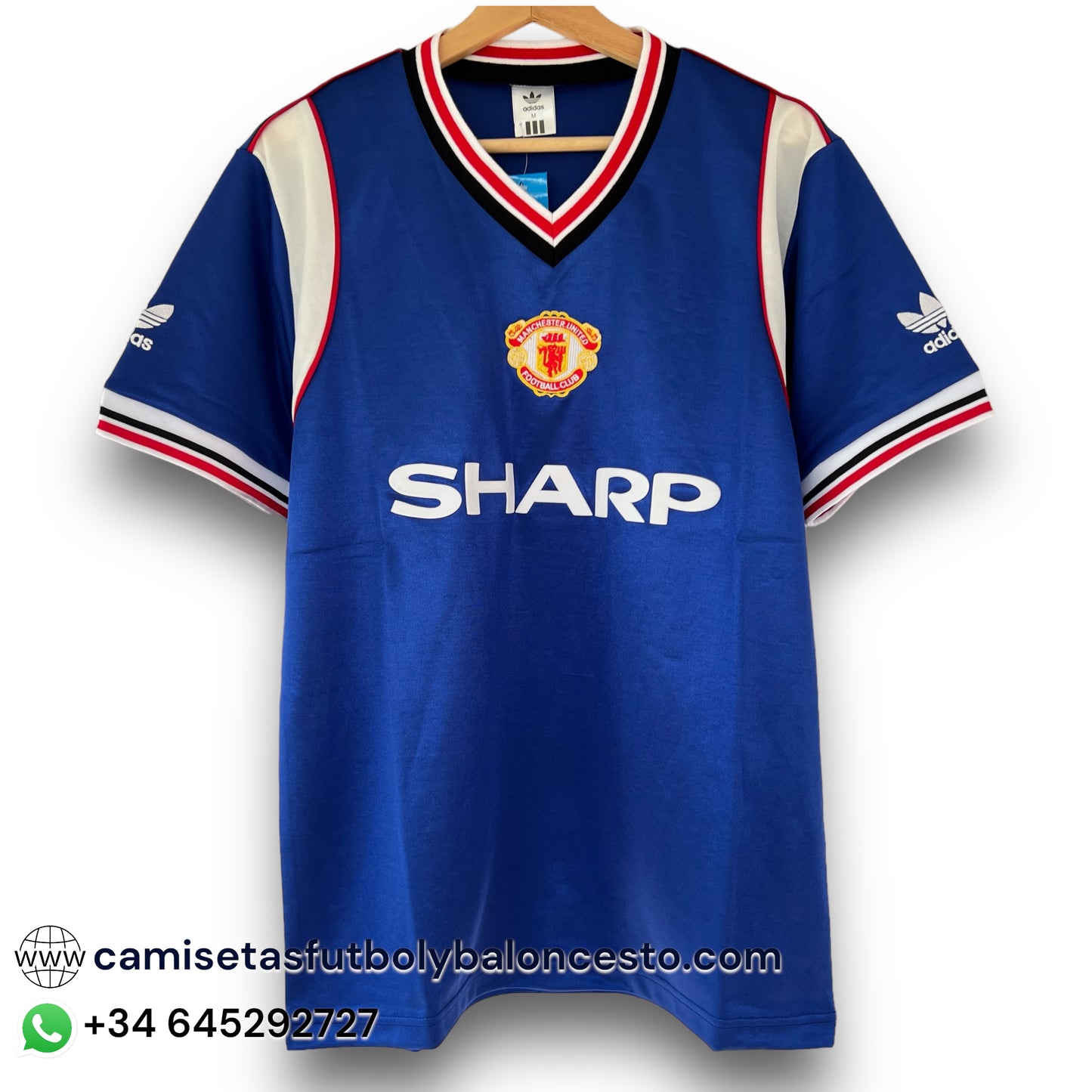 Camiseta Manchester United 1985-1986 Visitante