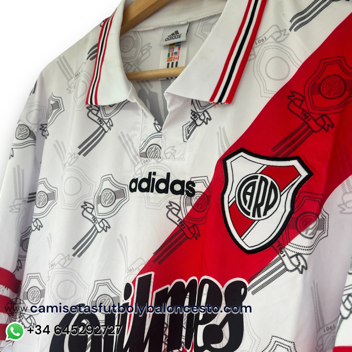 Camiseta River Plate 1996-1998 Local