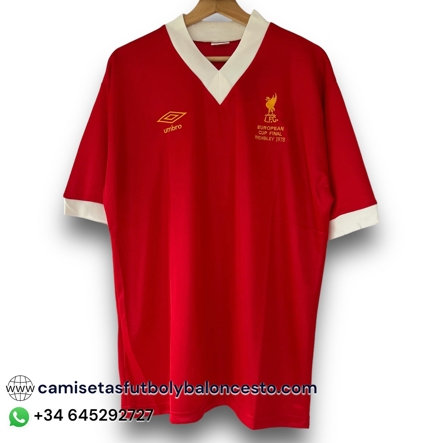 Camiseta Liverpool 1978 Local - Final UCL