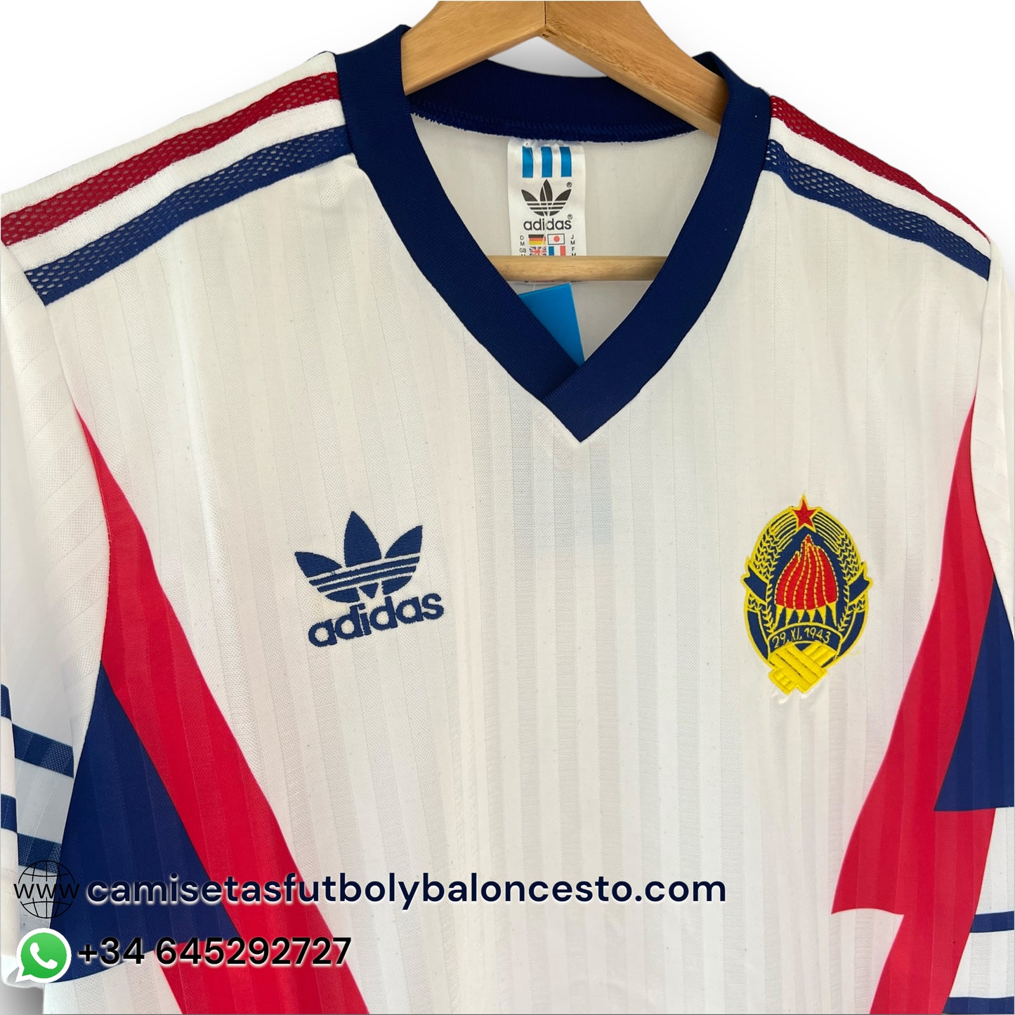 Camiseta Yugoslavia 1990 Visitante