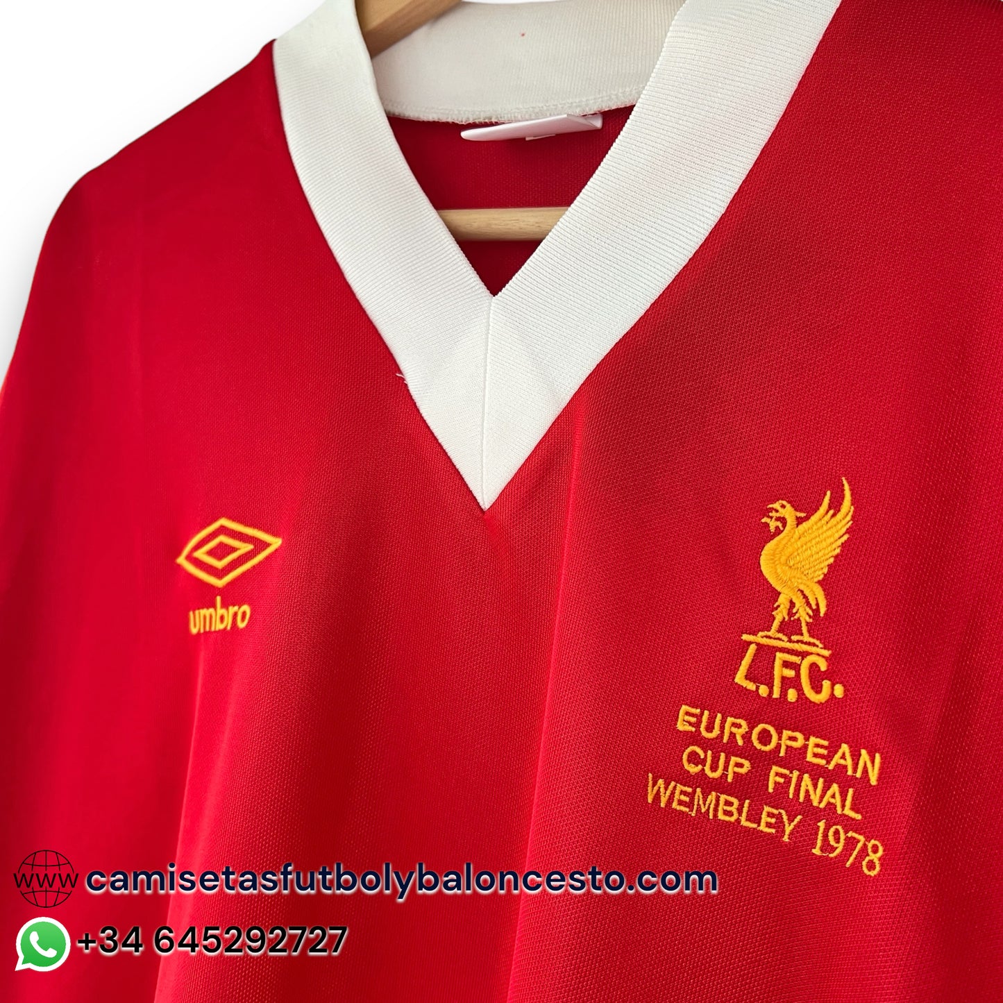 Camiseta Liverpool 1978 Local - Final UCL