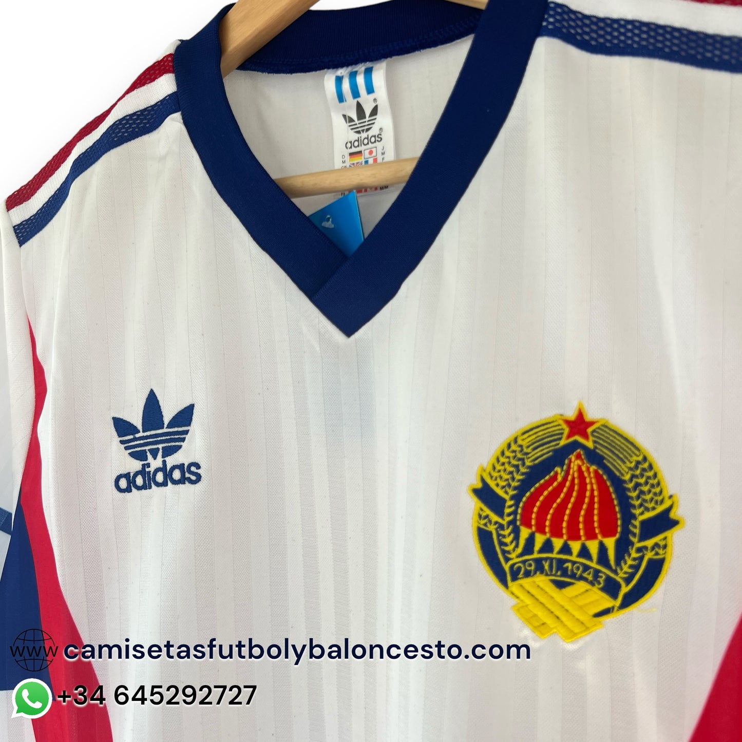 Camiseta Yugoslavia 1990 Visitante