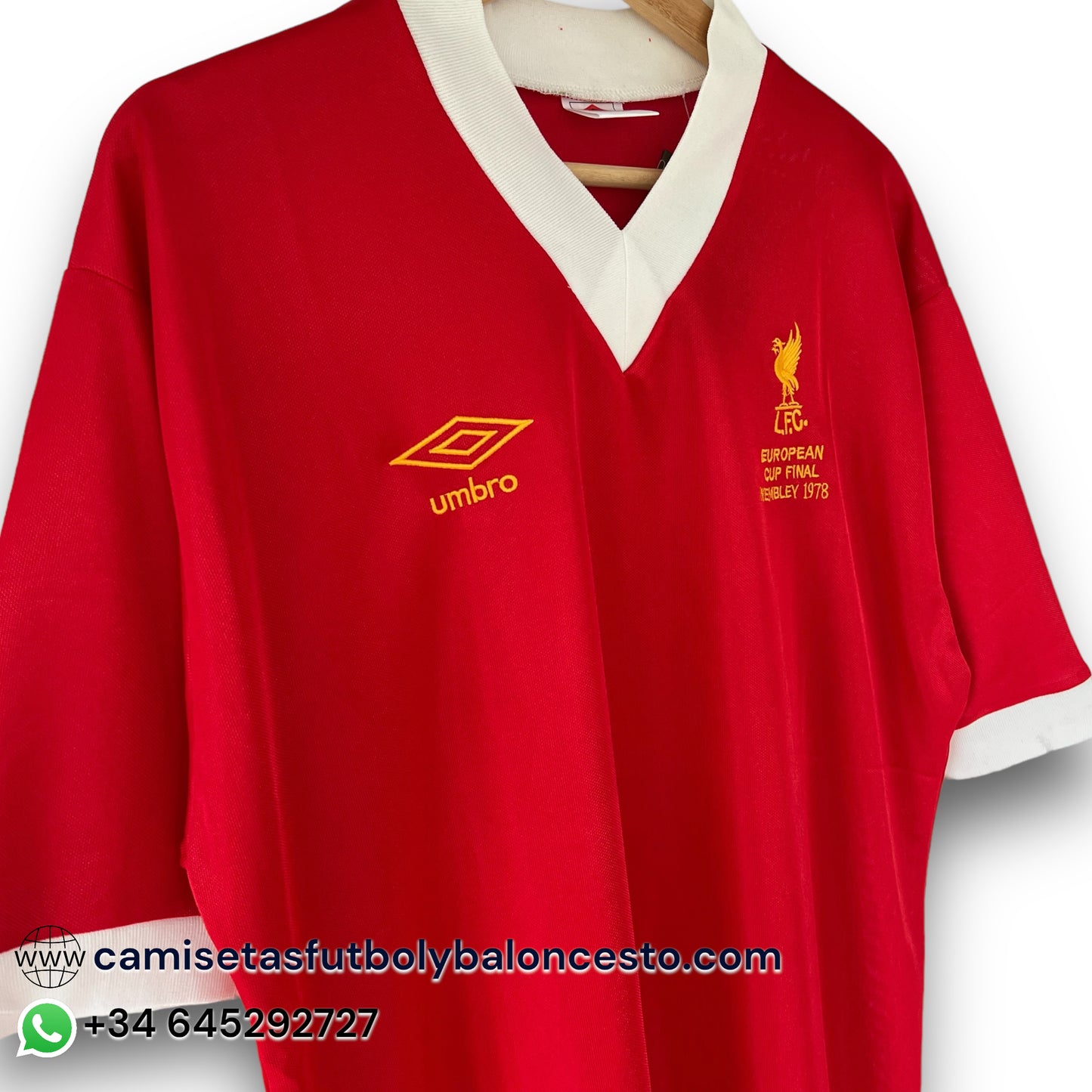 Camiseta Liverpool 1978 Local - Final UCL