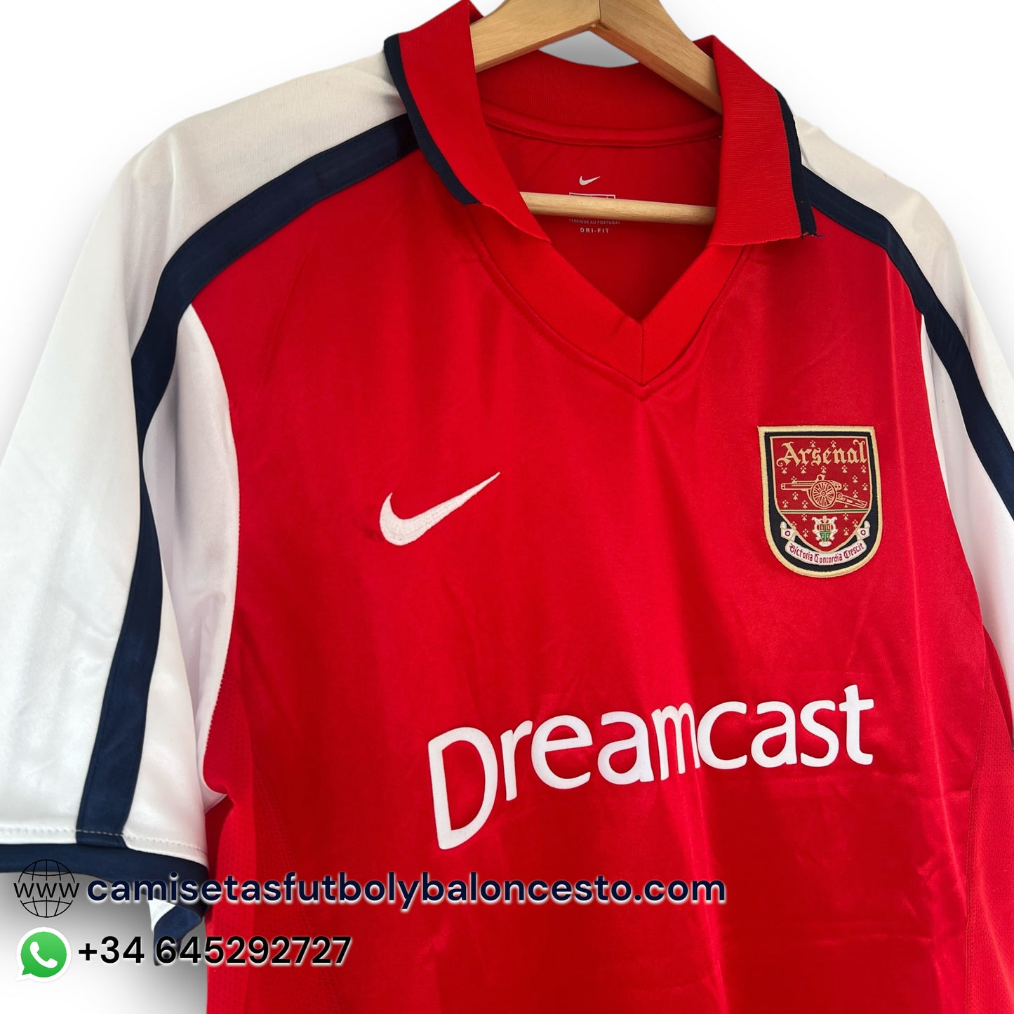 Camiseta Arsenal 2000-2001 Local