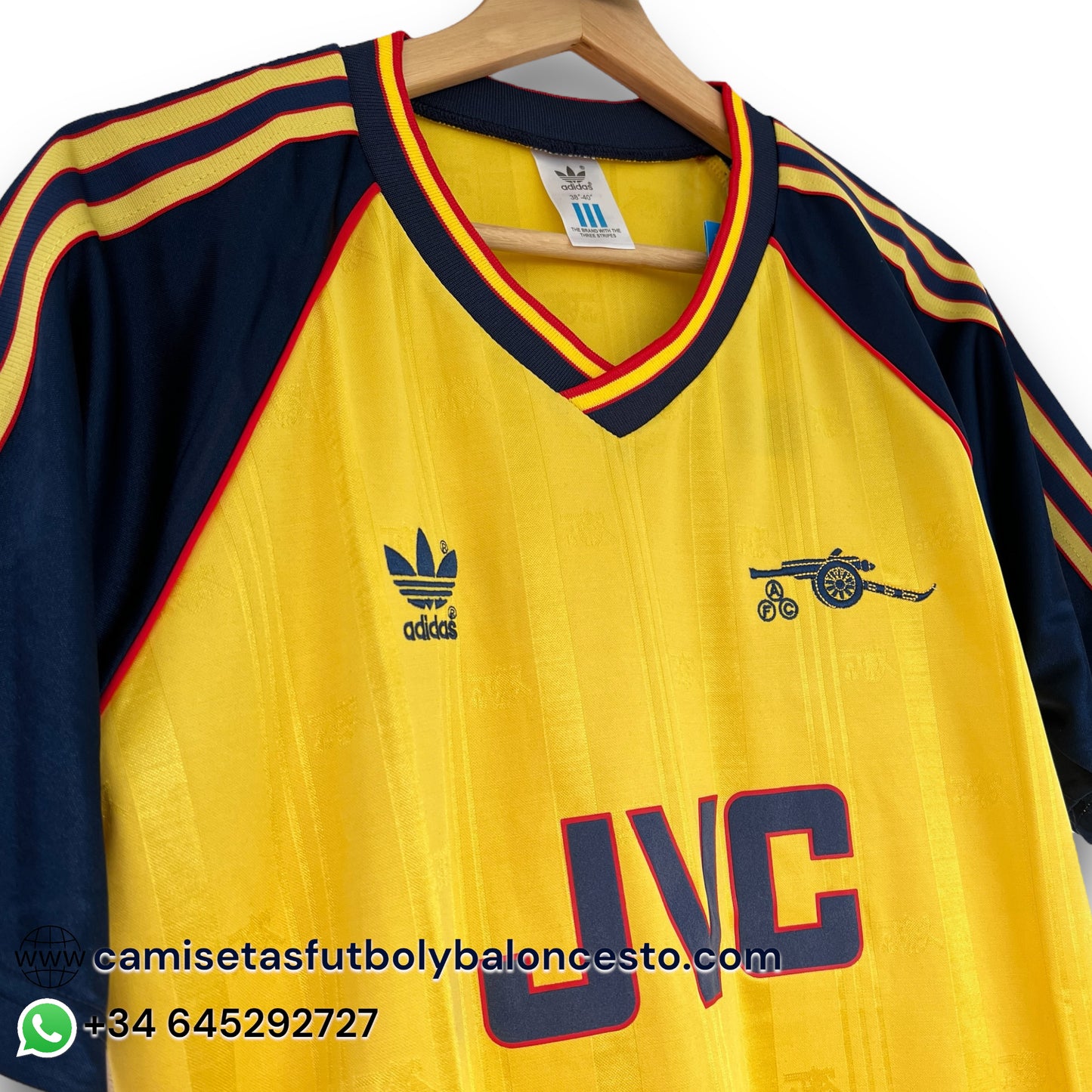 Camiseta Arsenal 1988-1990 Visitante