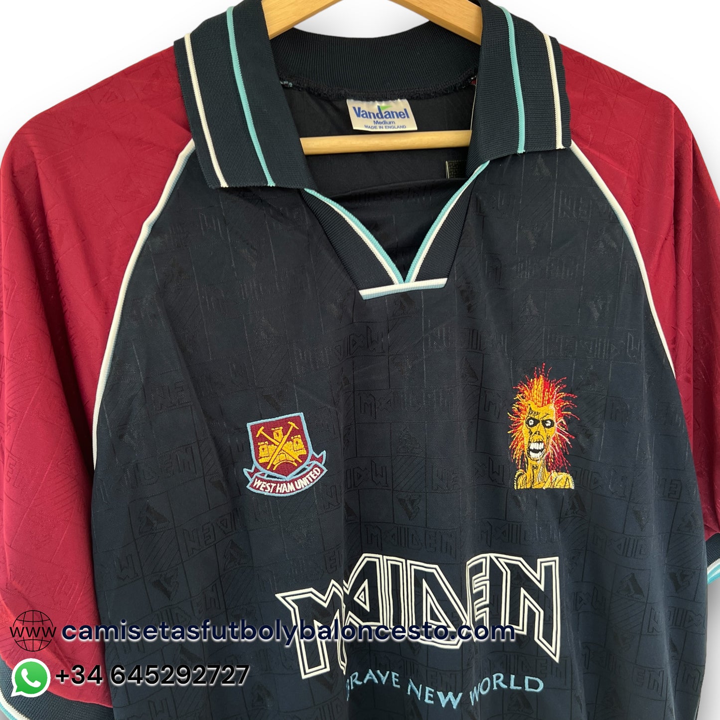 Camiseta West Ham 1999 Local