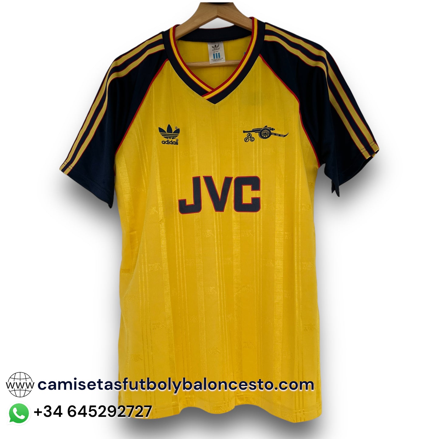 Camiseta Arsenal 1988-1990 Visitante