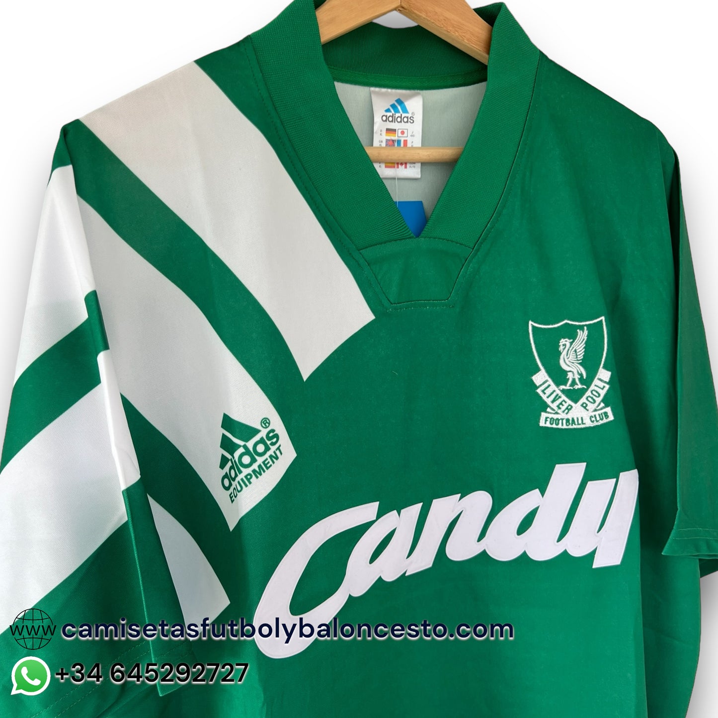 Camiseta Liverpool 1991-1992 Visitante