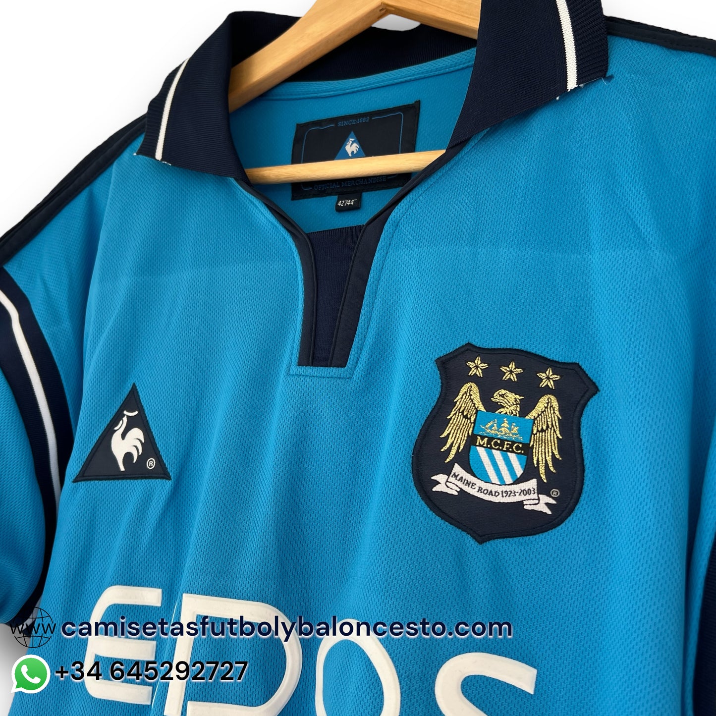 Camiseta Manchester City 2001-2002 Local