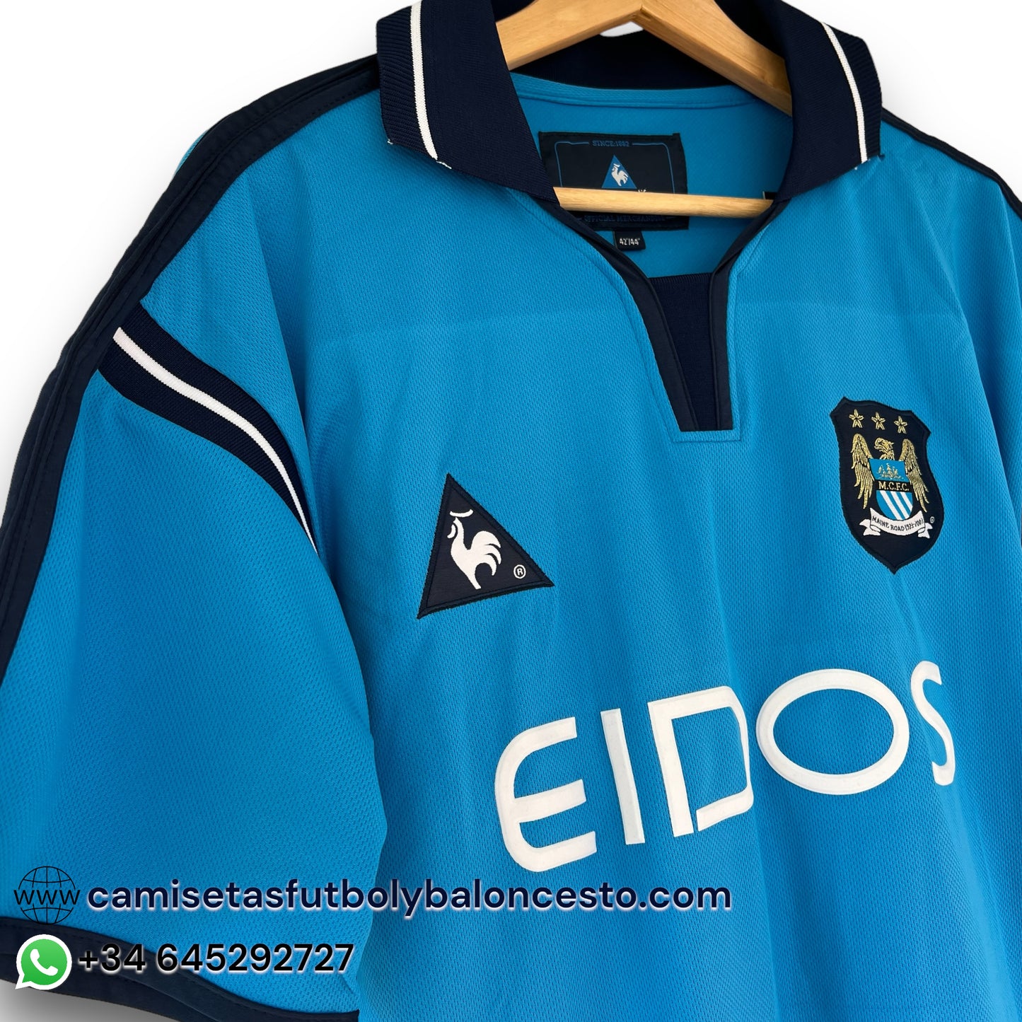 Camiseta Manchester City 2001-2002 Local