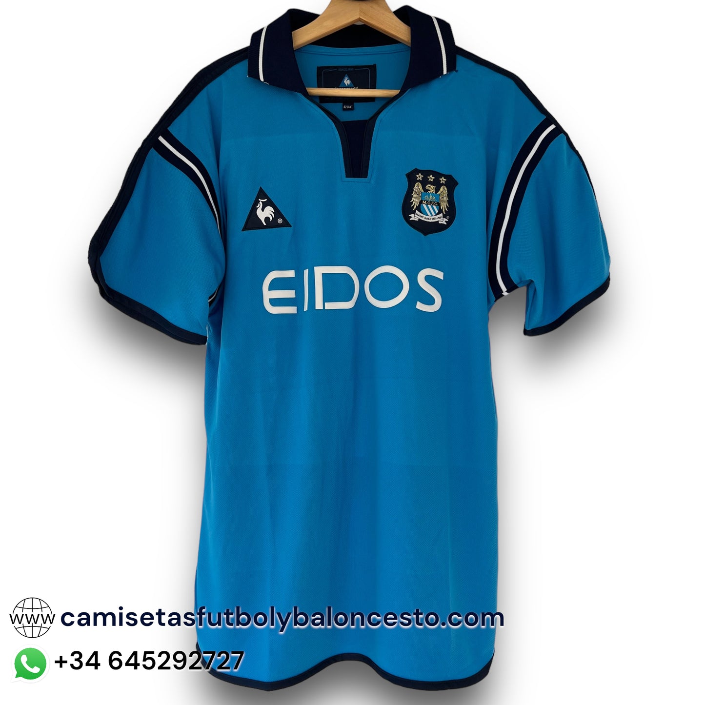 Camiseta Manchester City 2001-2002 Local