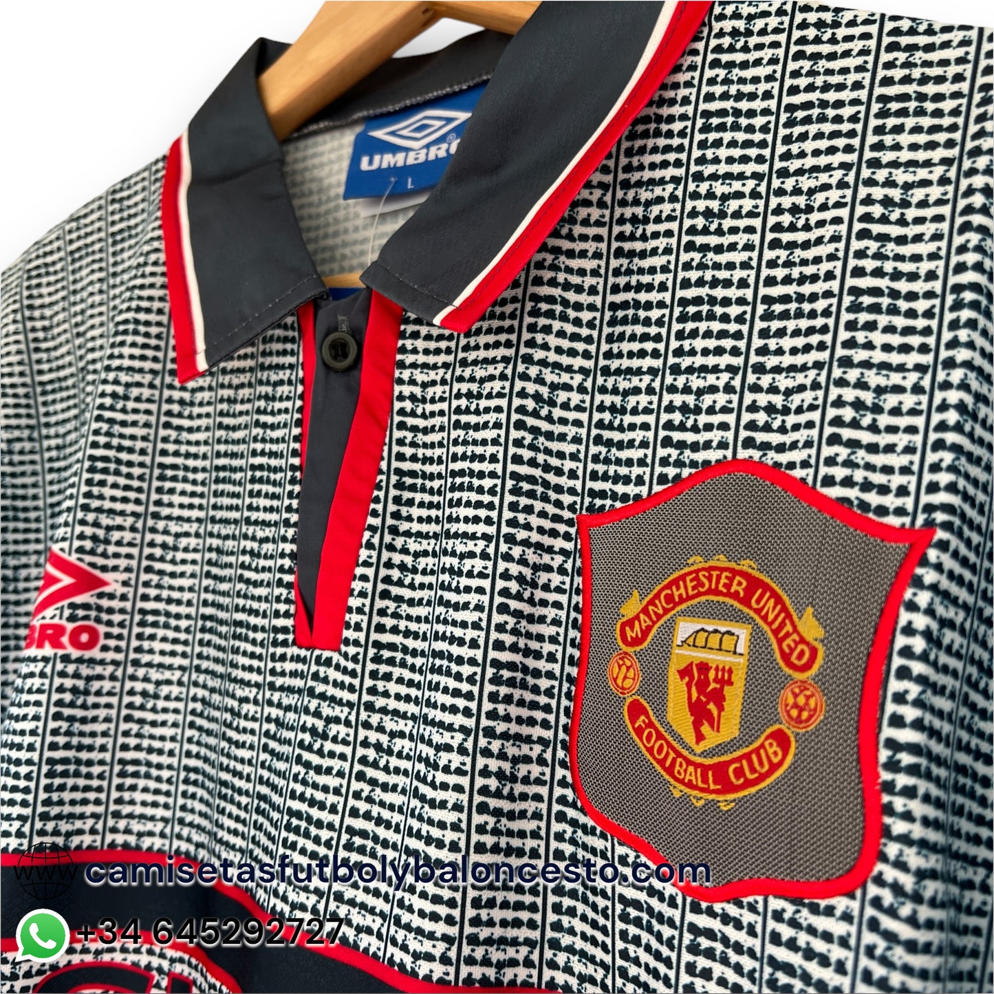 Camiseta Manchester United 1995-1996 Visitante