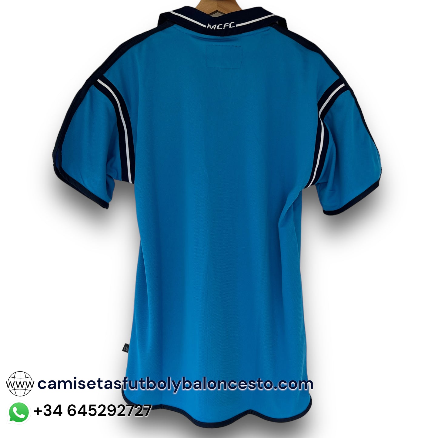 Camiseta Manchester City 2001-2002 Local