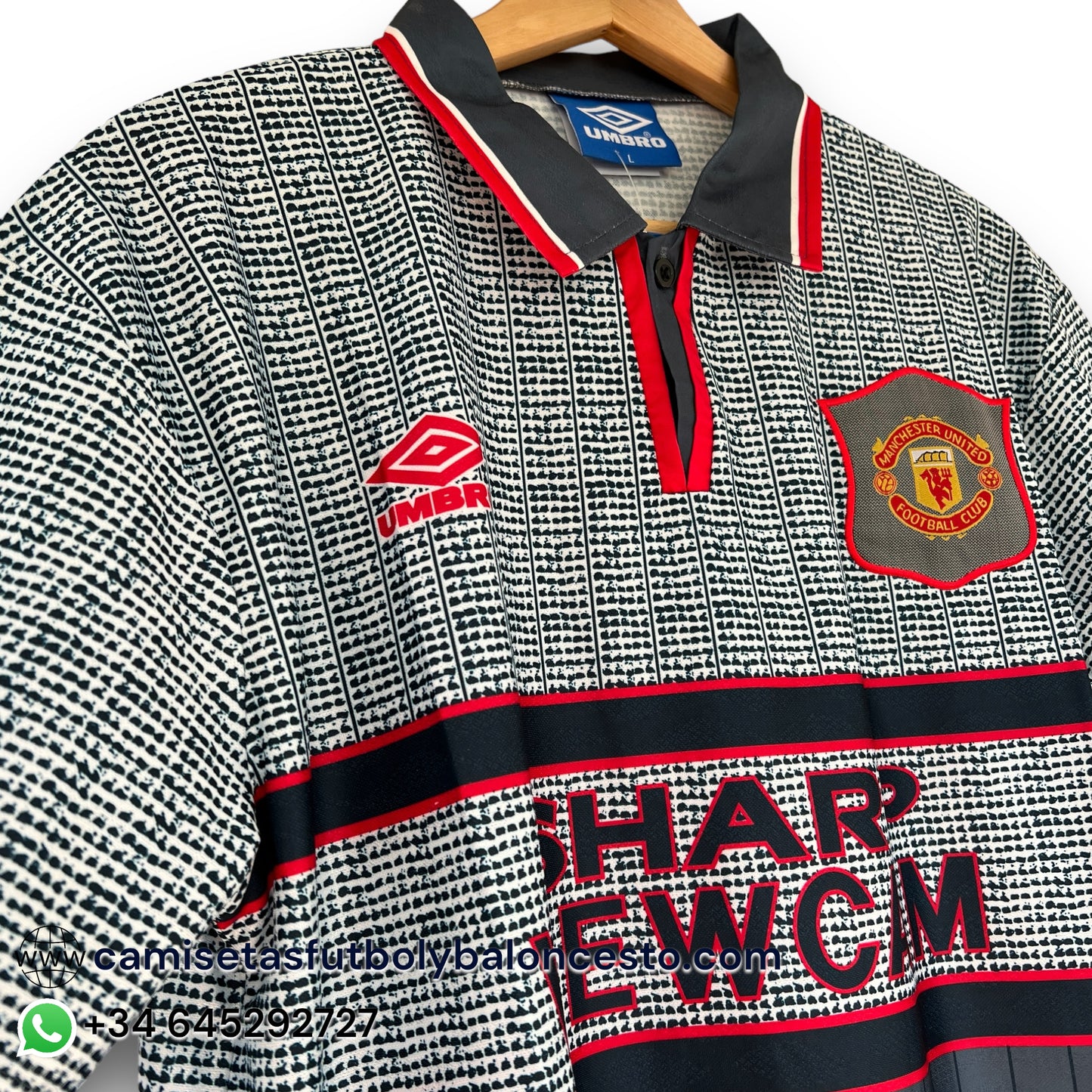 Camiseta Manchester United 1995-1996 Visitante