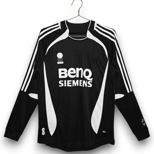 Camiseta Real Madrid 2006-07 Visitante Manga Larga