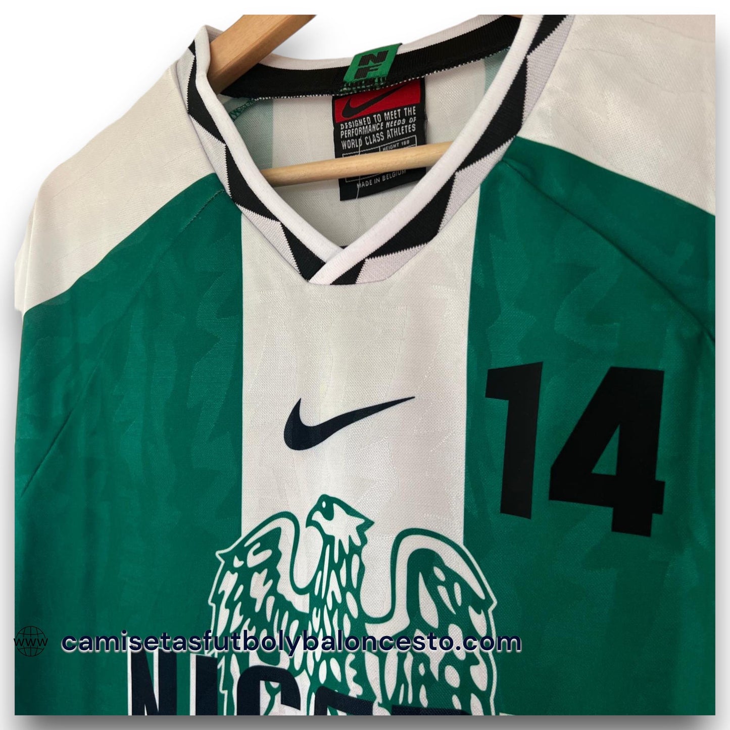 Camiseta Nigeria 1996 Local