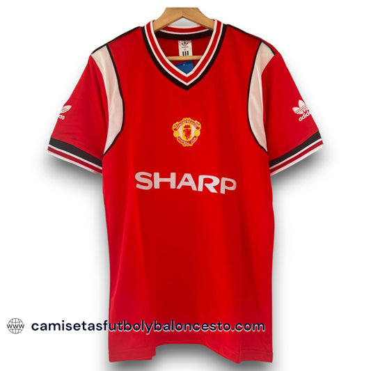 Camiseta Manchester United 1985-1986 Local