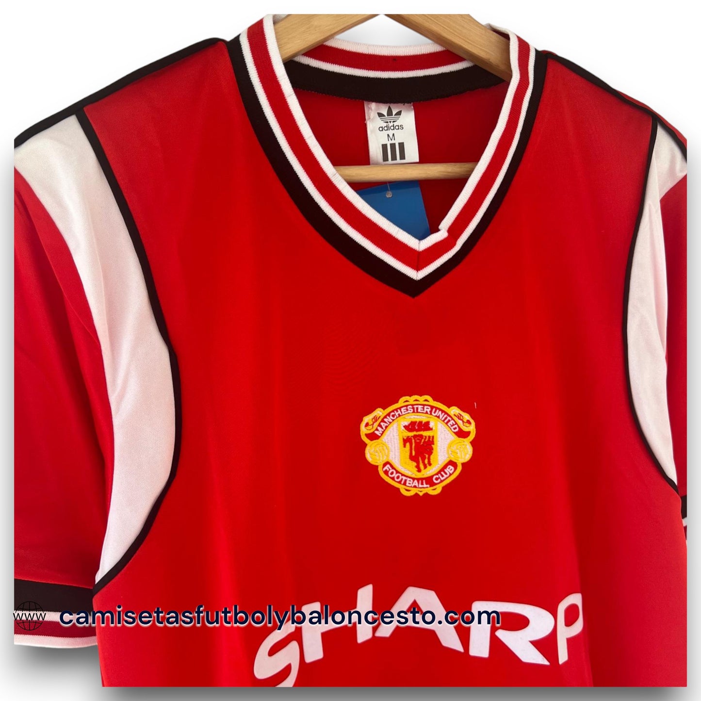 Camiseta Manchester United 1985-1986 Local