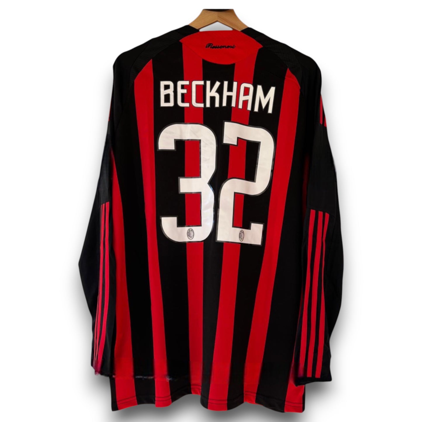 Camiseta AC Milan 2008-2009 Local Manga Larga