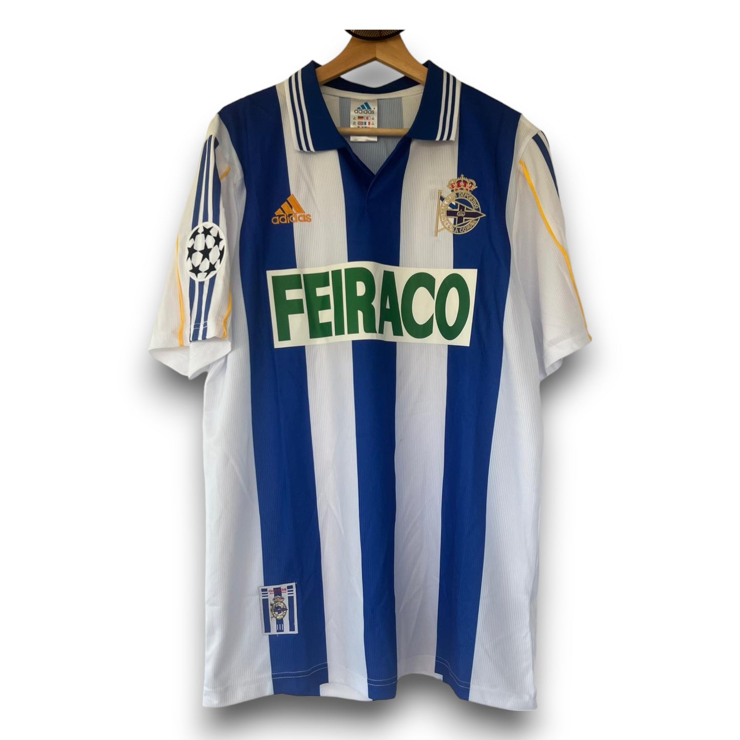 Camiseta Deportivo La Coruña 1999-2000 Local