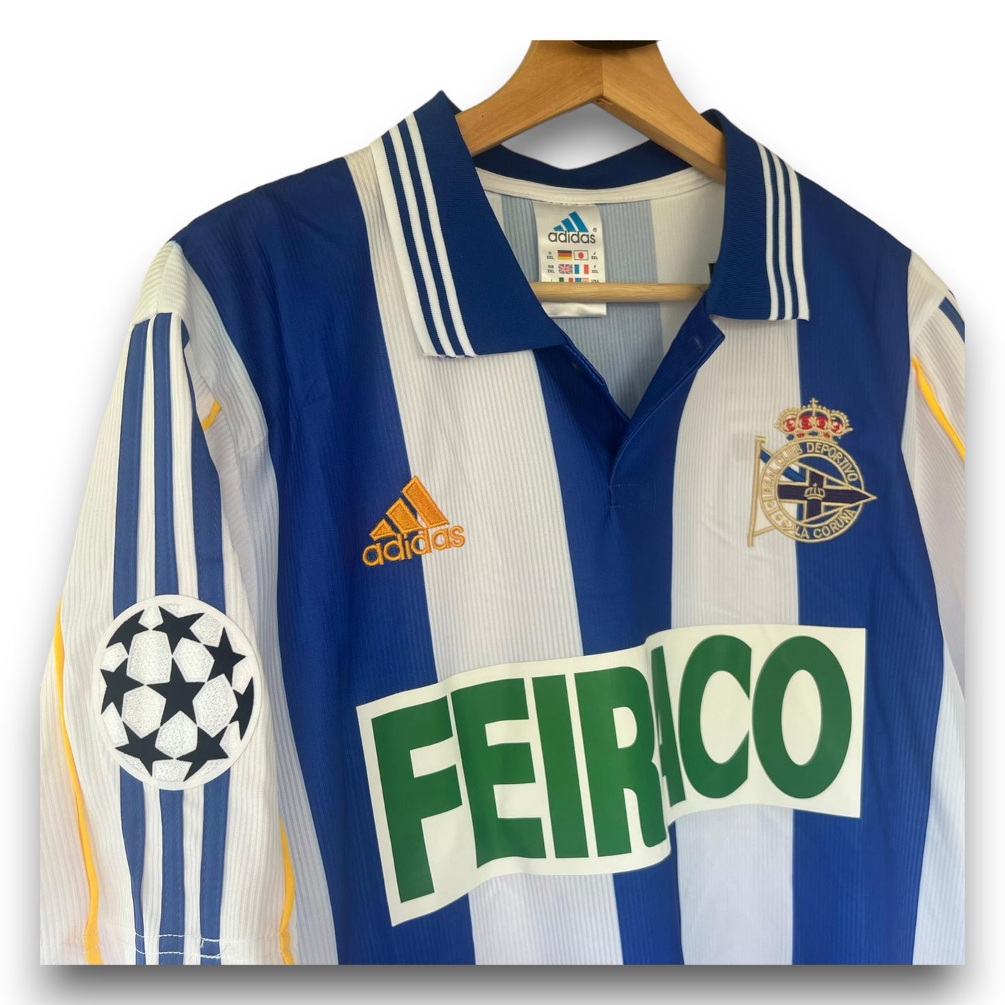 Camiseta Deportivo La Coruña 1999-2000 Local