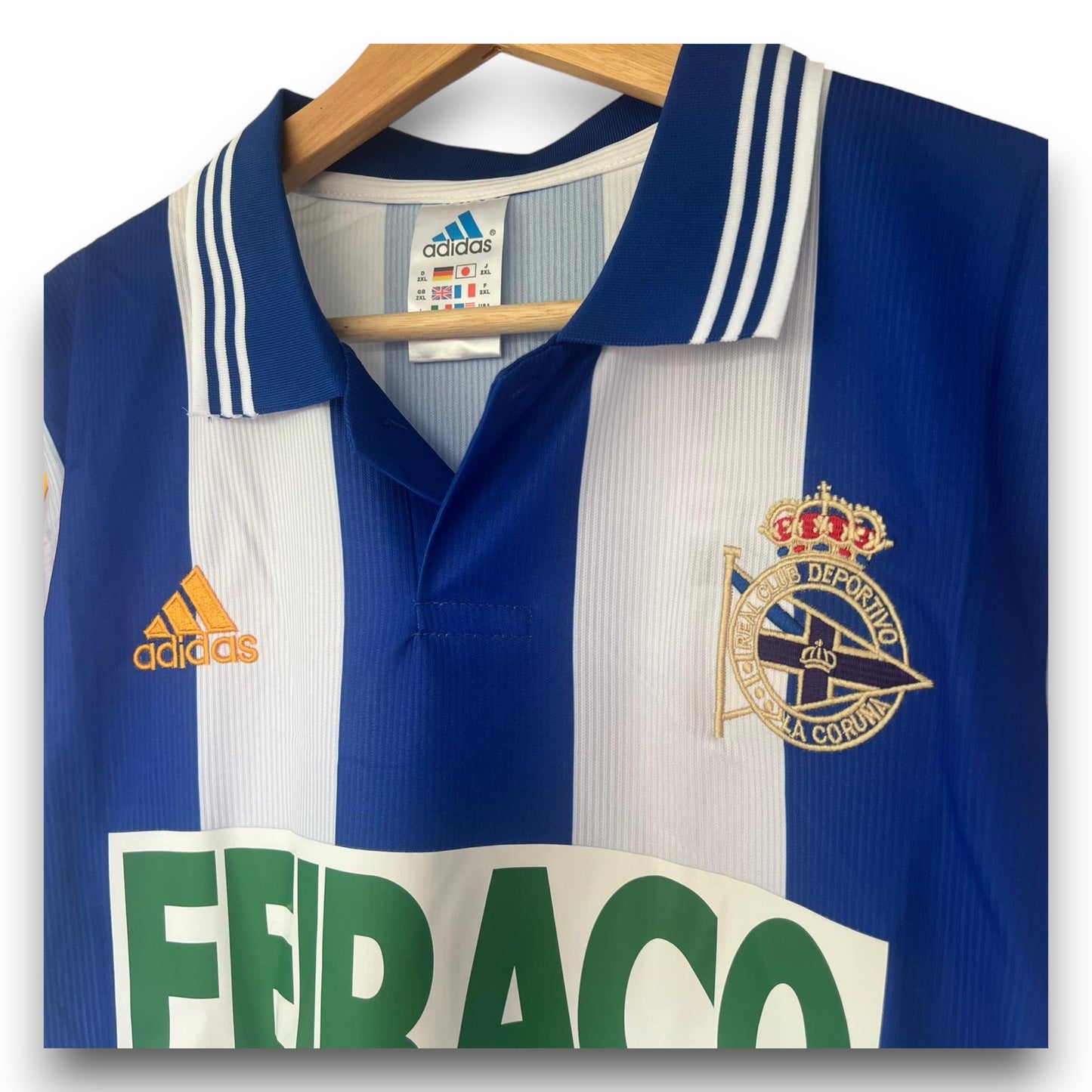 Camiseta Deportivo La Coruña 1999-2000 Local