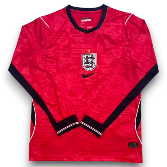 Camiseta Inglaterra 2026 Visitante Manga Larga