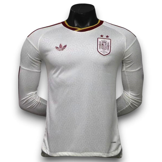 Camiseta España 26-27 Visitante Manga Larga Dos Estrellas - Version Pro Player