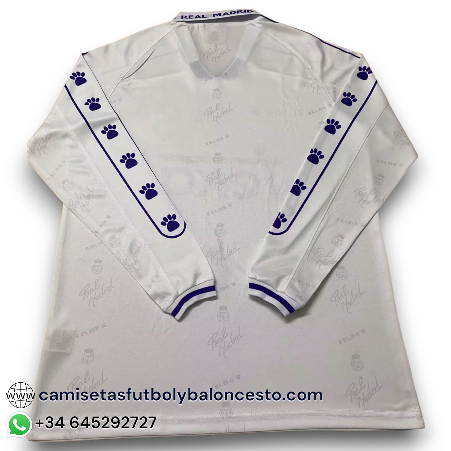 Camiseta Real Madrid 1994-1996 Local - Manga Larga