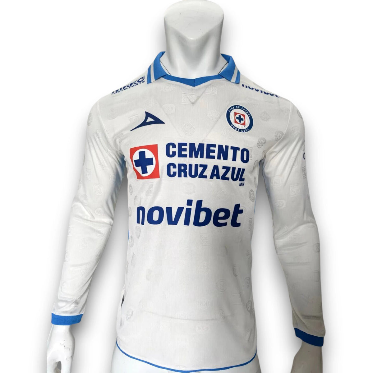 Camiseta Cruz Azul 2026-2027 Visitante Manga Larga - Version Pro Player