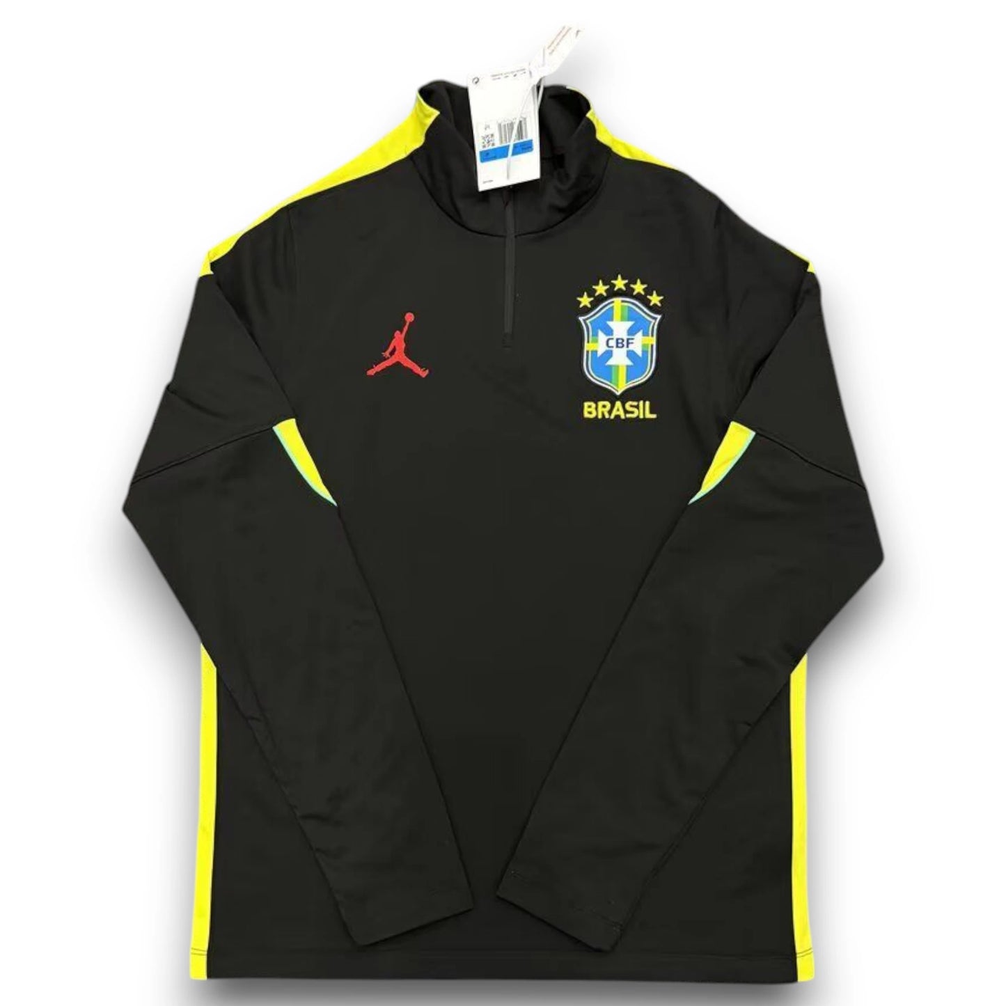 Sudadera Brasil 2026-2027 Negro - Entrenamiento