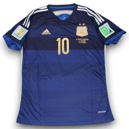 Camiseta Argentina 2014 Visitante - Final mundial Brasil