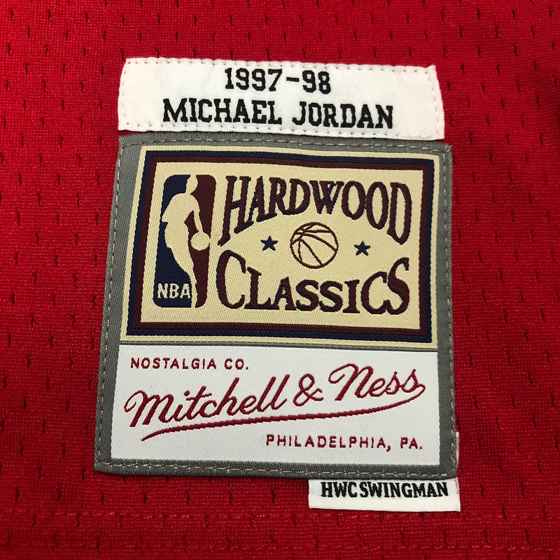 Camiseta Chicago Bulls Jordan - Mitchell & Ness- Red