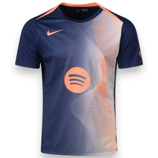 Camiseta FC Barcelona 2025-2026 Entrenamiento Dark Blue/Orange
