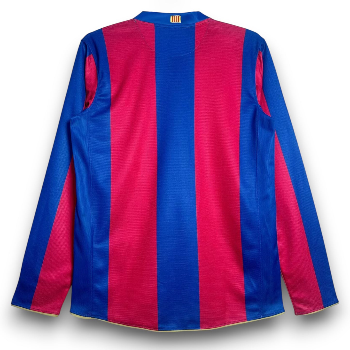 Camiseta Barcelona 2007-2008 Local Manga Larga