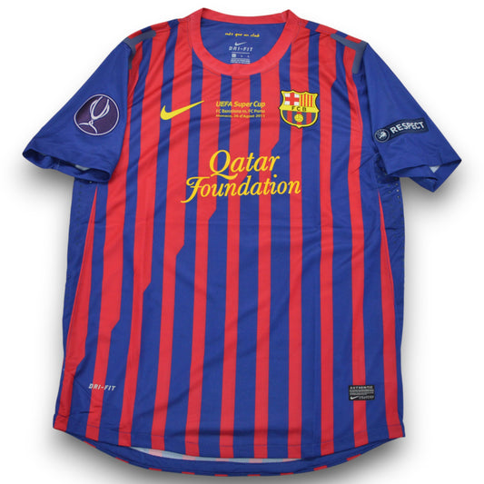 Camiseta Barcelona 2011-2012 Local Final UEFA